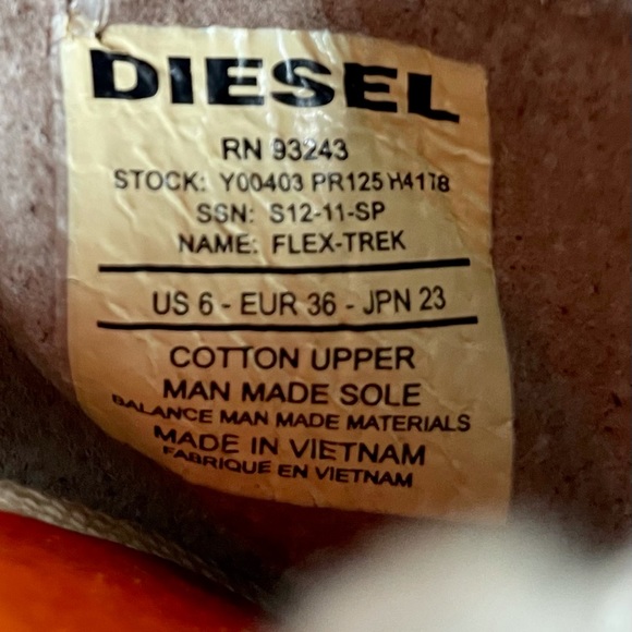 Diesel Peekaboo Flats (sz 6) - Picture 2 of 4